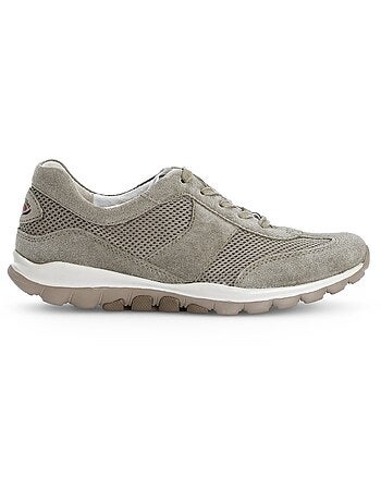 Baskets ajourées en nubuck