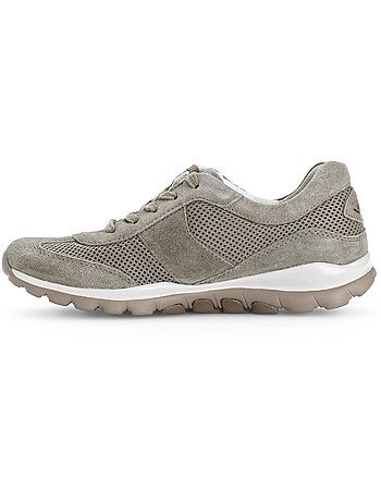 Baskets ajourées en nubuck