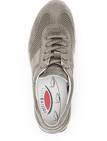 Baskets ajourées en nubuck