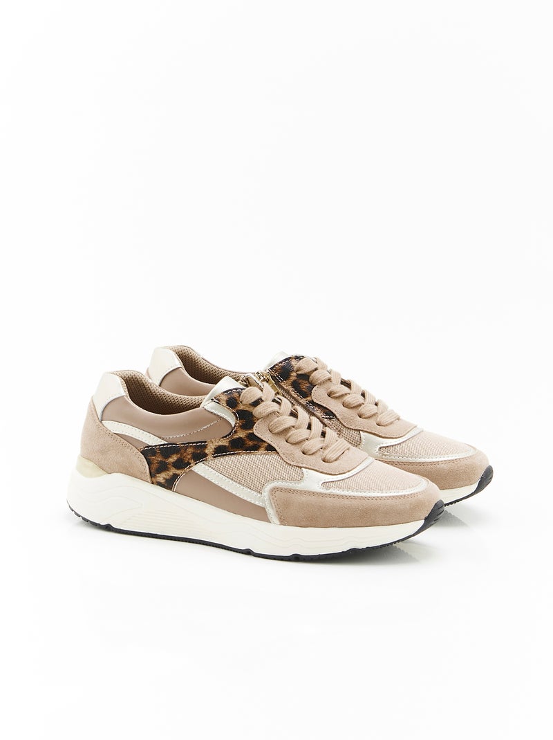 Baskets Amortyl - Damart Taupe - Kiabi