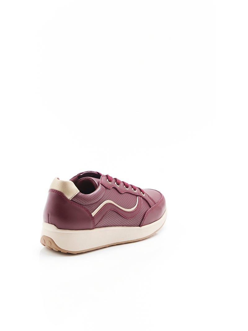 Baskets amortyl détails brillants - damart Rouge - Kiabi