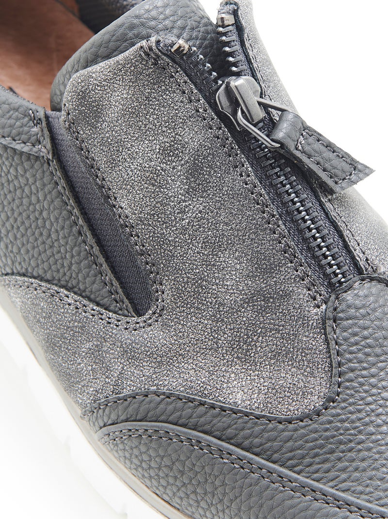 Baskets Amortyl détails irisés - Damart Gris - Kiabi