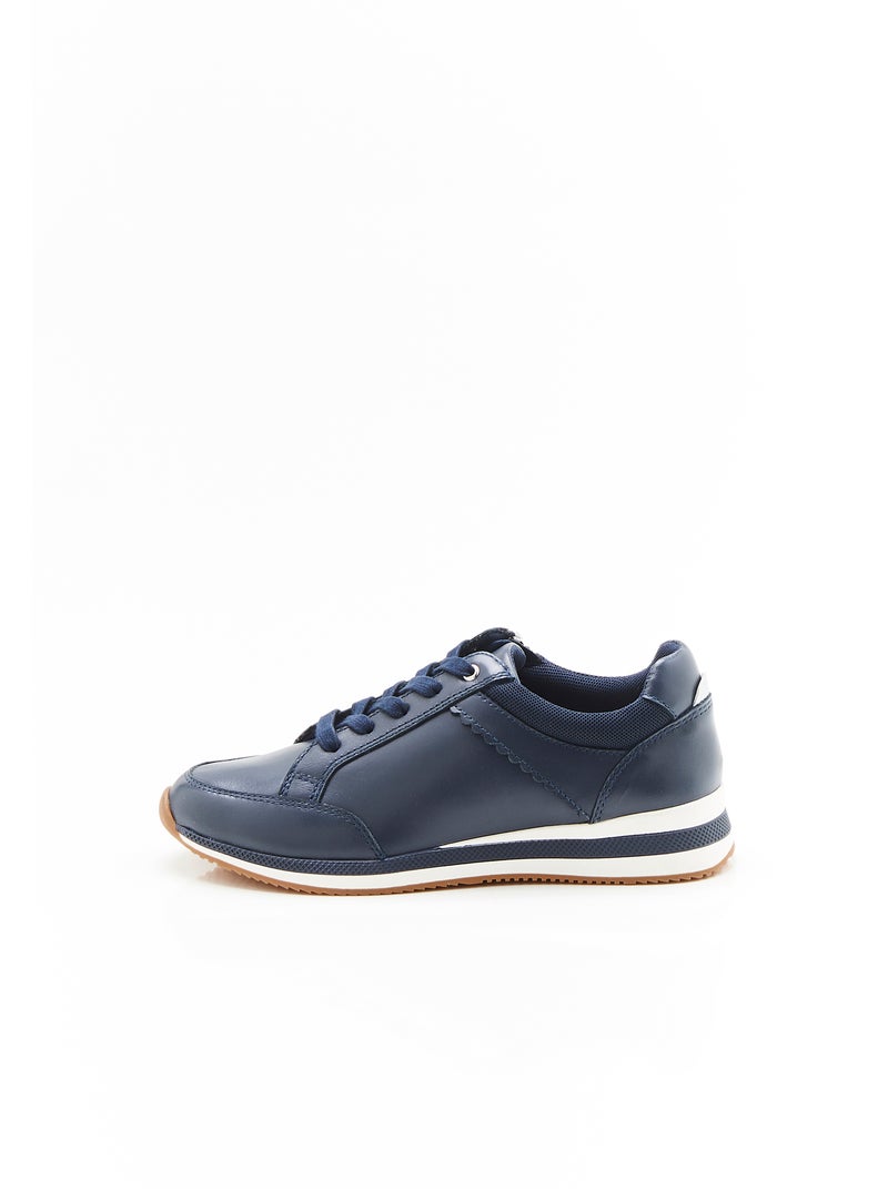 Baskets Amortyl finitions croquets - Damart Bleu - Kiabi