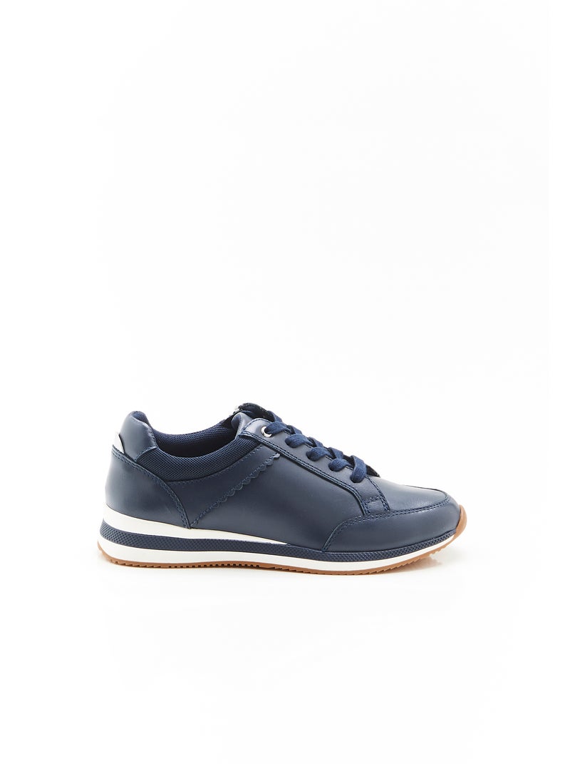 Baskets Amortyl finitions croquets - Damart Bleu - Kiabi