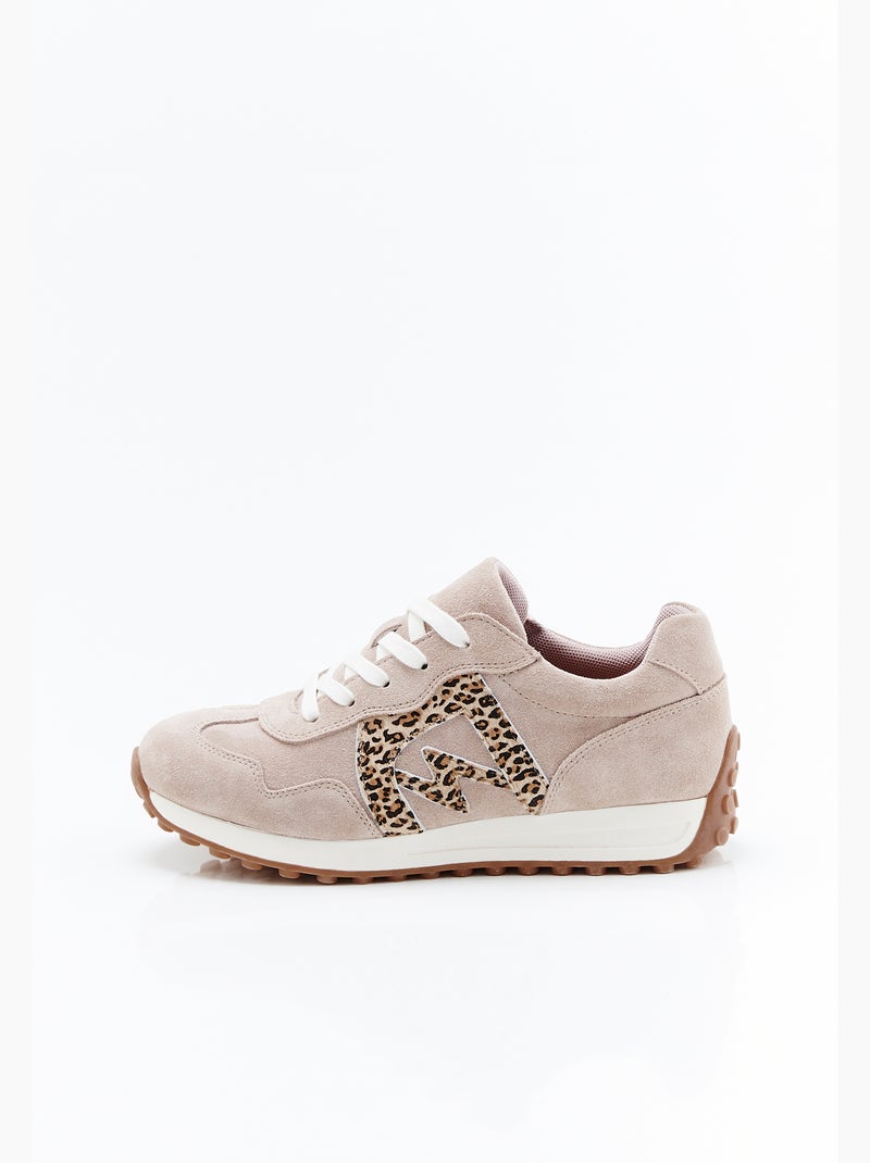 Baskets Amortyl semelle fantaisie - Damart Marron - Kiabi