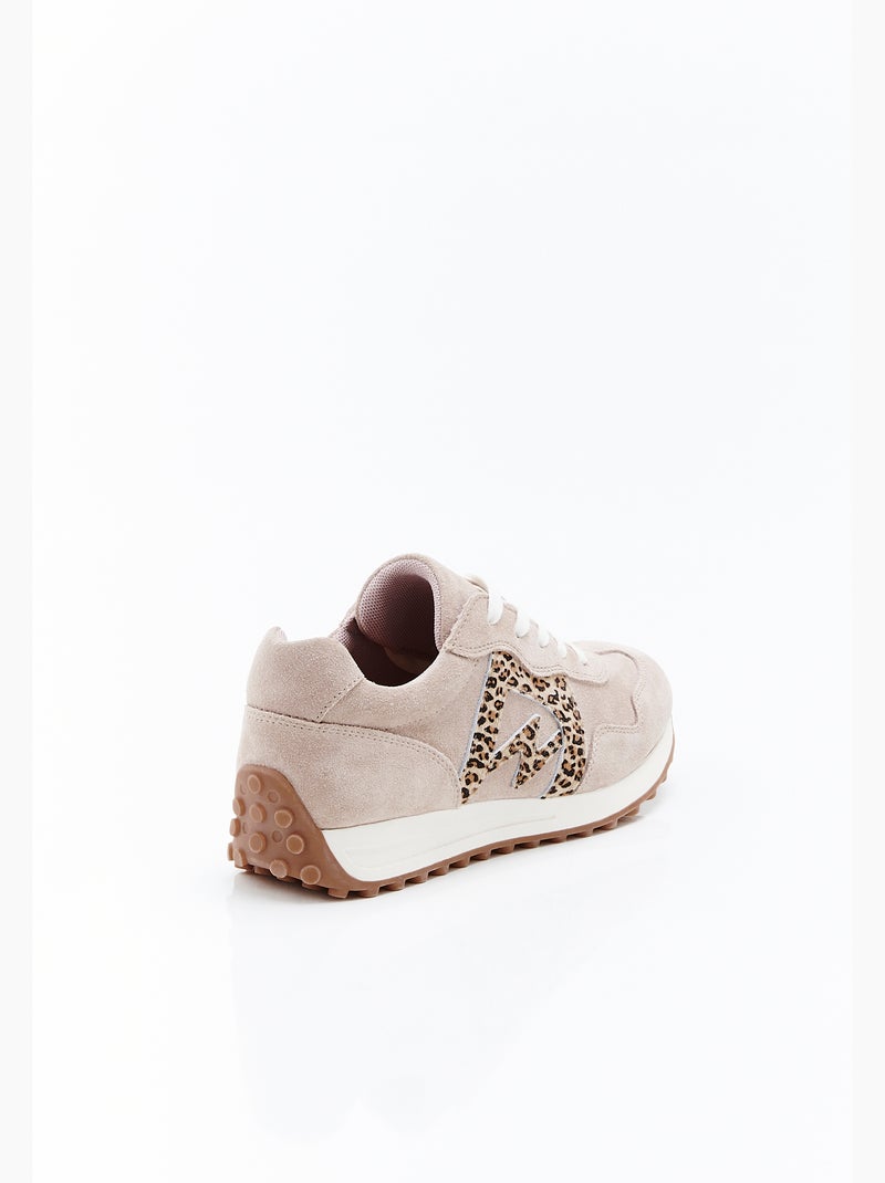 Baskets Amortyl semelle fantaisie - Damart Marron - Kiabi
