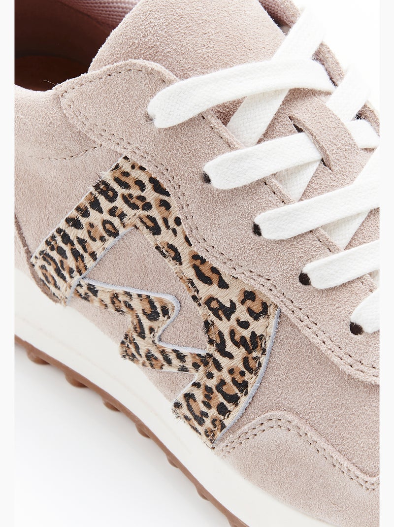 Baskets Amortyl semelle fantaisie - Damart Marron - Kiabi