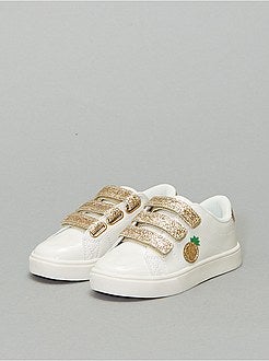 Baskets 'ananas' pailletées - Kiabi