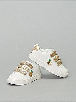 Baskets 'ananas' pailletées - Kiabi