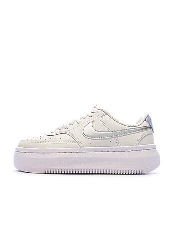 Baskets Argent Femme Nike Court Vision Alta