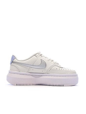 Baskets Argent Femme Nike Court Vision Alta