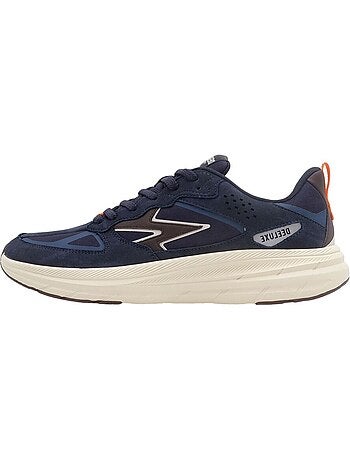 Baskets au look rétro running et semelle contrastante 'Deeluxe'