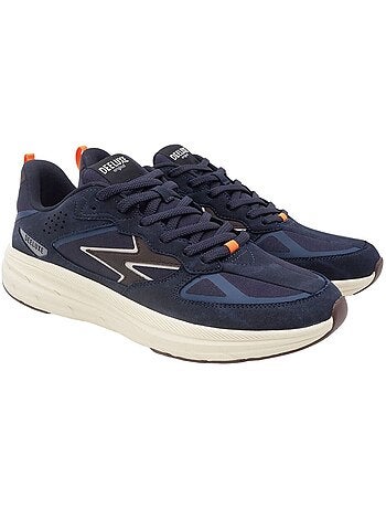 Baskets au look rétro running et semelle contrastante 'Deeluxe'