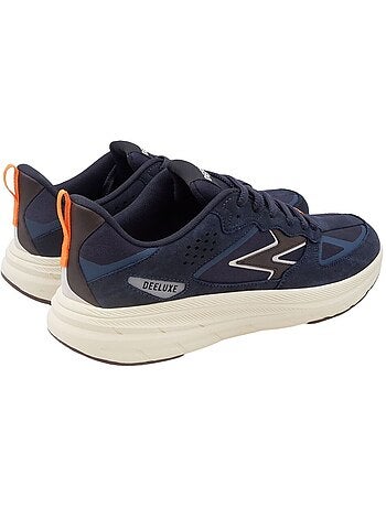 Baskets au look rétro running et semelle contrastante 'Deeluxe'