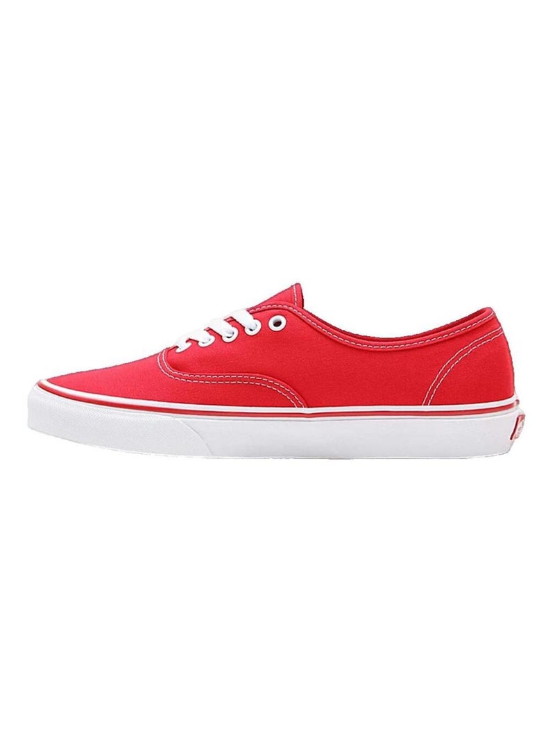 Baskets Authentic en textile Vans Rouge clair - Kiabi