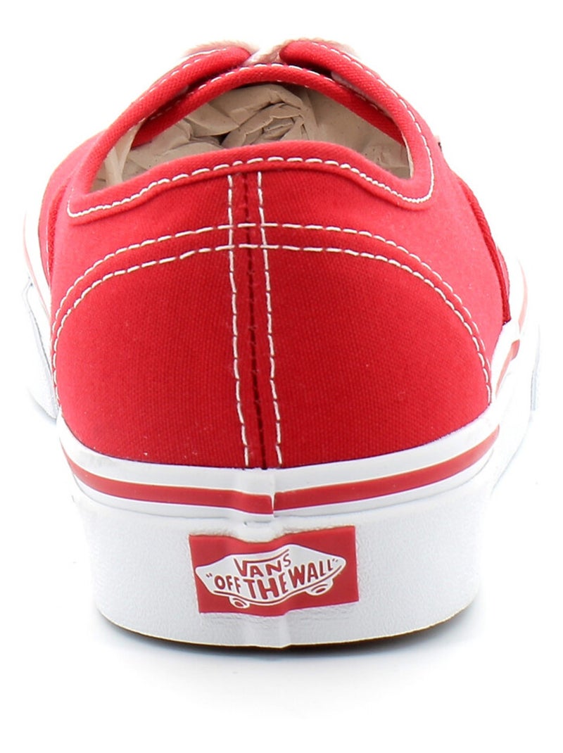 Baskets Authentic en textile Vans Rouge clair - Kiabi