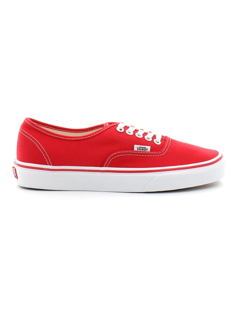 Baskets Authentic en textile Vans Rouge clair - Kiabi