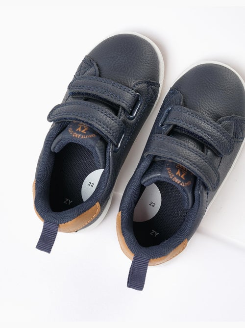 Baskets avec fermeture à scratch - Kiabi