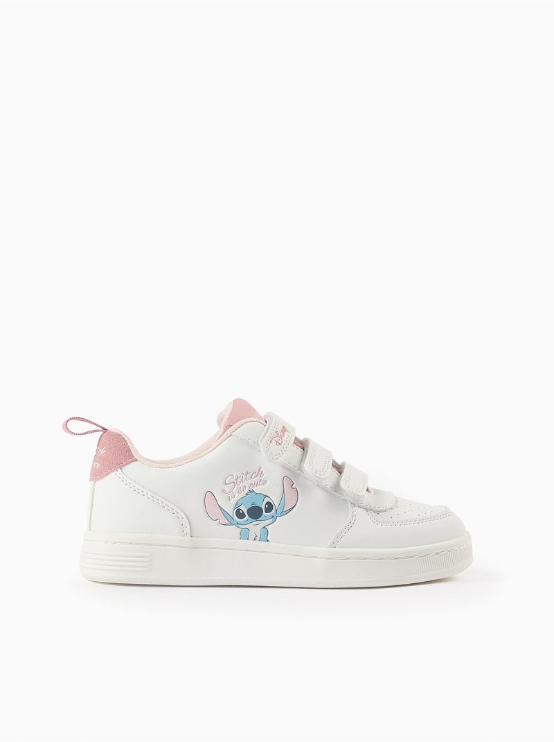 Baskets avec Fermeture à Scratch Lilo et Stitch Blanc - Kiabi