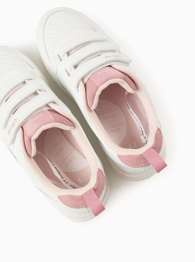 Baskets avec Fermeture à Scratch Lilo et Stitch Blanc - Kiabi