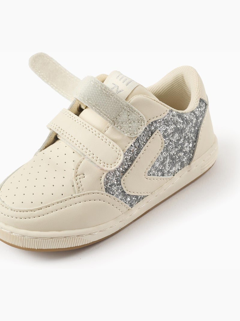 Baskets avec Glitter Gris - Kiabi