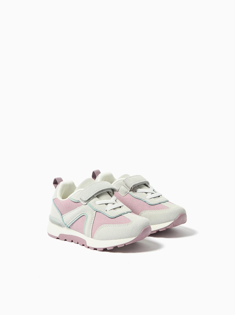 Baskets avec velcro, MO Fashion Rose - Kiabi