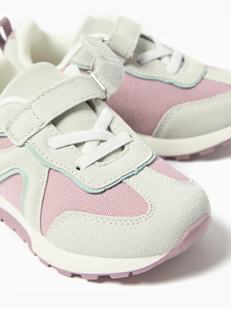 Baskets avec velcro, MO Fashion Rose - Kiabi