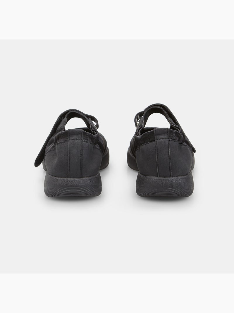 Baskets ballerines Mary Jane élastiques Bata Noir - Kiabi