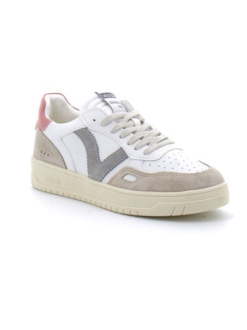 Baskets Basses à Lacets à Semelles Beiges Pour Femme - Kiabi