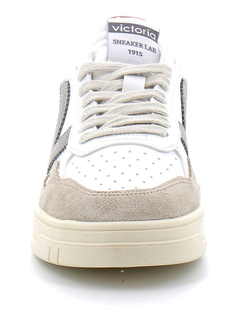 Baskets Basses à Lacets à Semelles Beiges Pour Femme - Kiabi