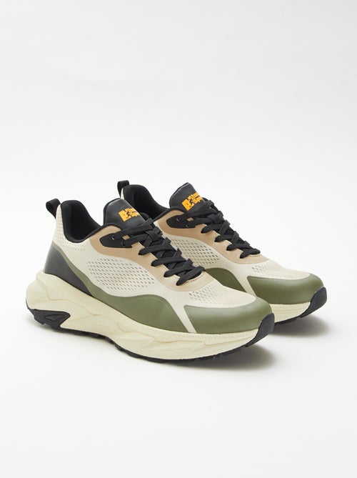 Baskets basses à lacets - Kiabi