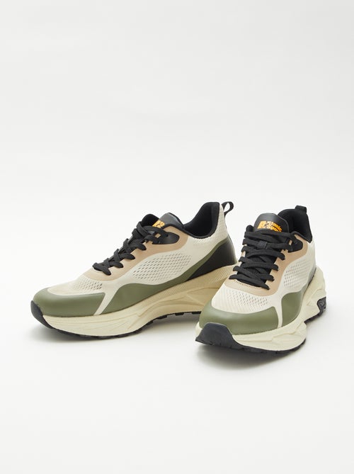 Baskets basses à lacets - Kiabi