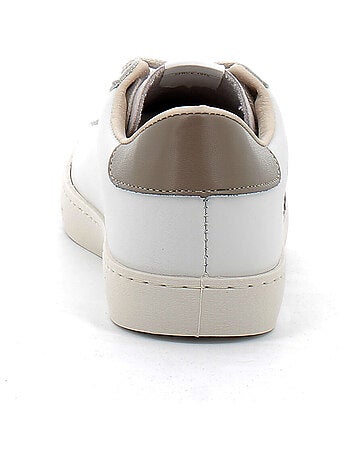 Baskets Basses à Lacets en Cuir Pour Femme