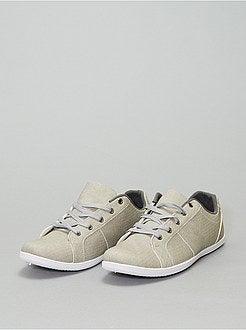 Baskets basses à lacets - Kiabi