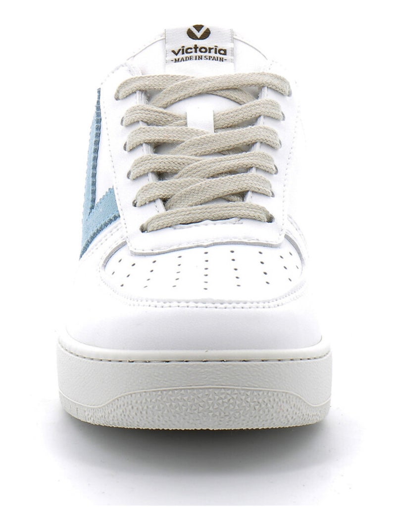 Baskets Basses à Lacets Pour Femme Blanc - Kiabi