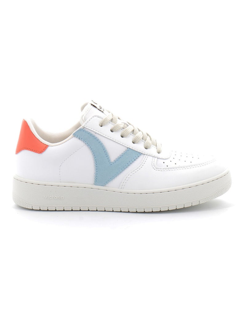 Baskets Basses à Lacets Pour Femme Blanc - Kiabi