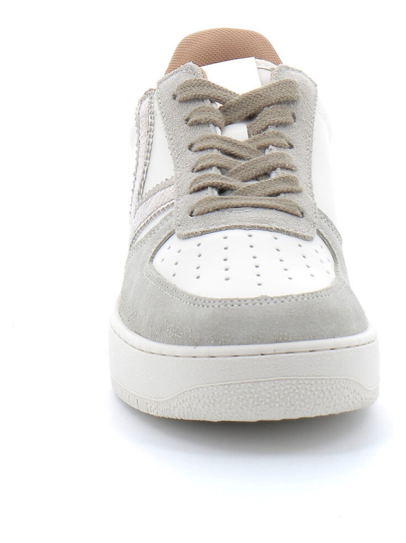 Baskets Basses à Lacets Pour Femme Kaki - Kiabi