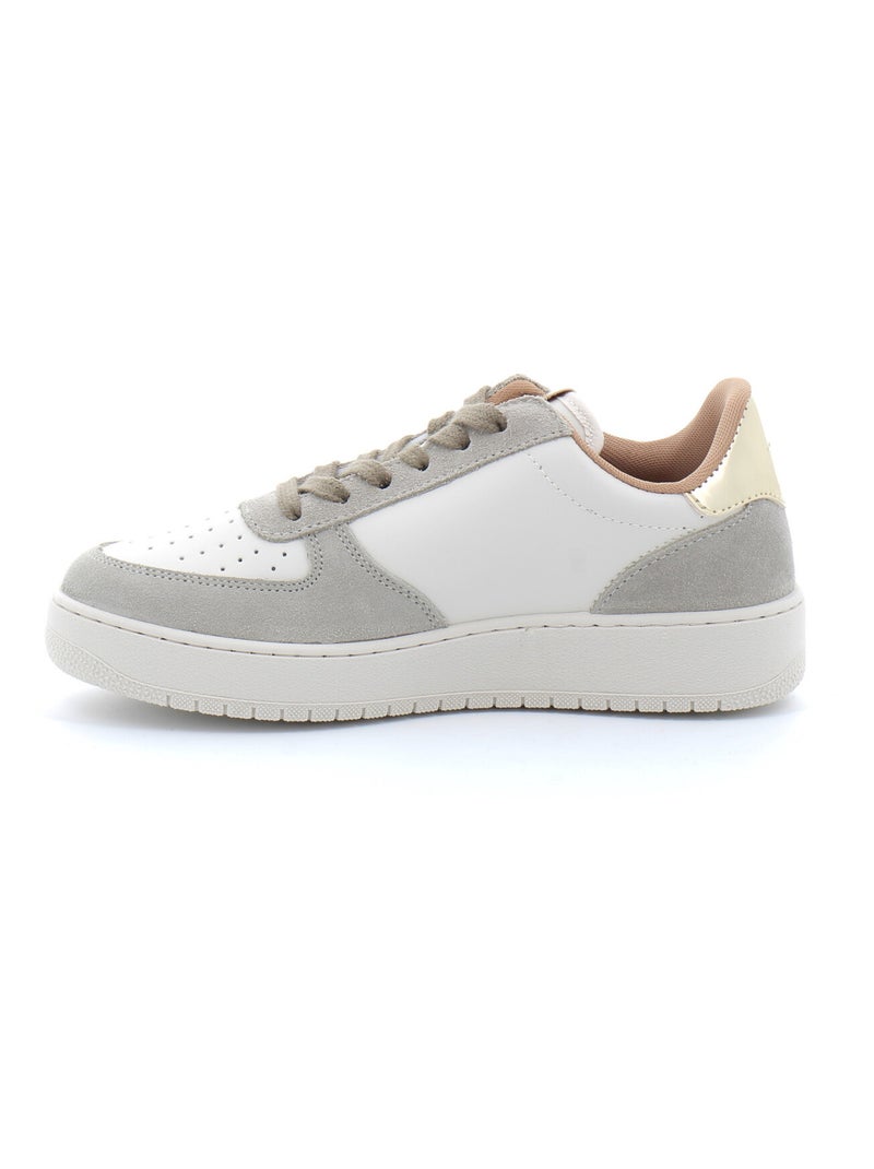 Baskets Basses à Lacets Pour Femme Kaki - Kiabi