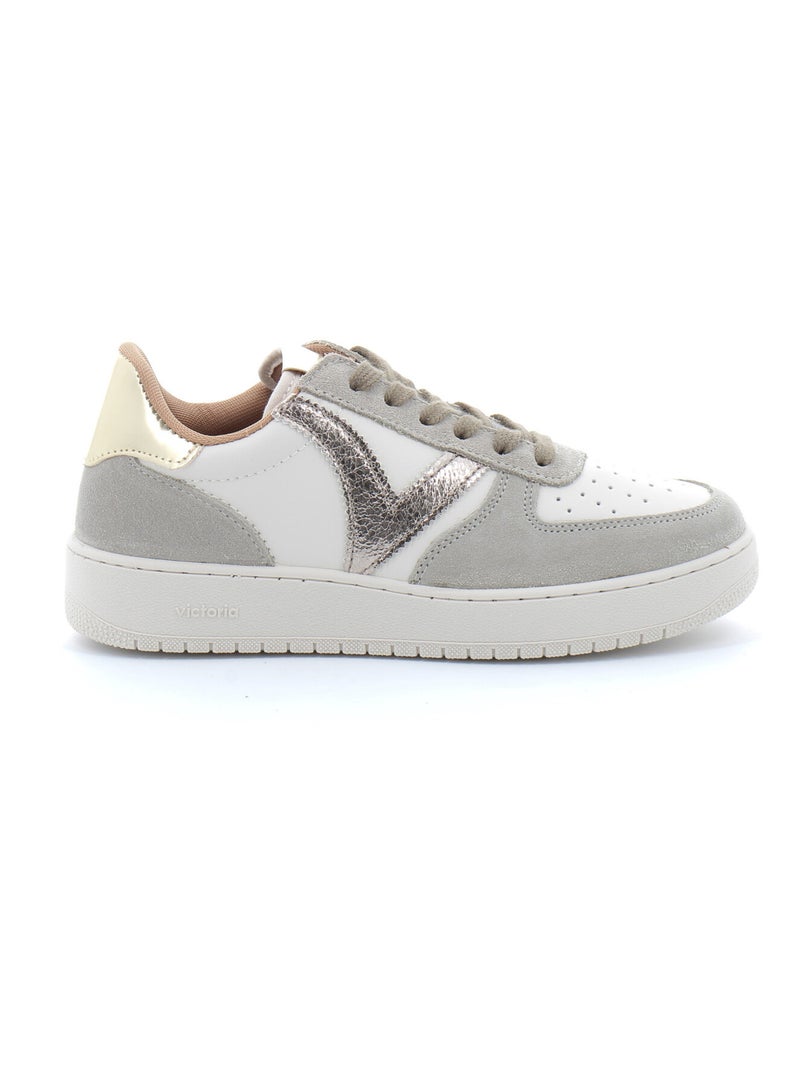 Baskets Basses à Lacets Pour Femme Kaki - Kiabi