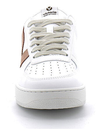 Baskets en Cuir et Syntetique Victoria.