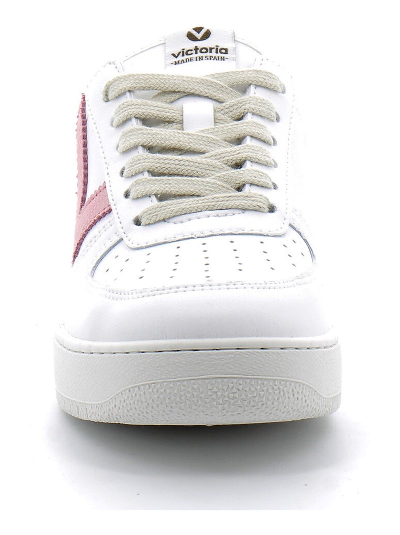 Baskets Basses à Lacets Pour Femme Rose - Kiabi