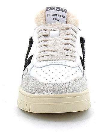 Baskets Basses à Lacets Style Rétro Pour Femme