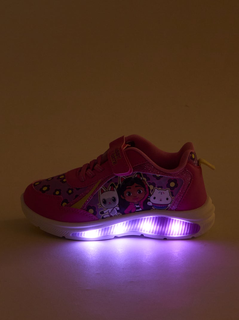 Baskets basses à scratch 'Gabby's dollhouse' Rose - Kiabi