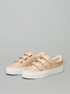 Baskets basses à scratch - Kiabi