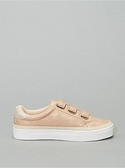 Baskets basses à scratch - Kiabi