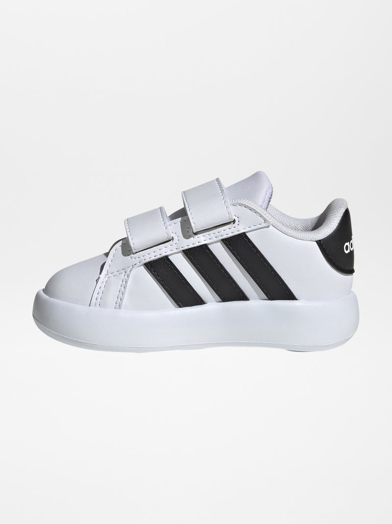 Baskets basses à scratchs 'adidas' Blanc - Kiabi