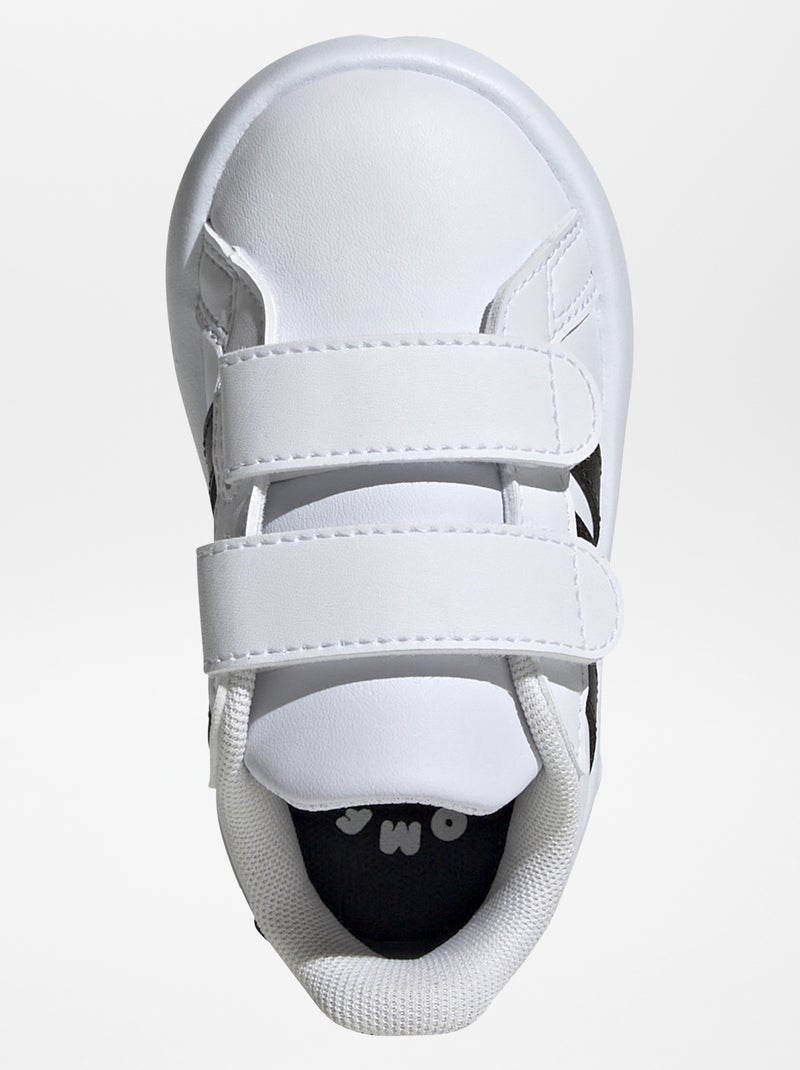 Baskets basses à scratchs 'adidas' Blanc - Kiabi