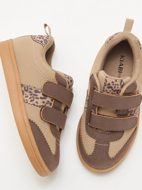 Baskets basses à scratchs - Kiabi