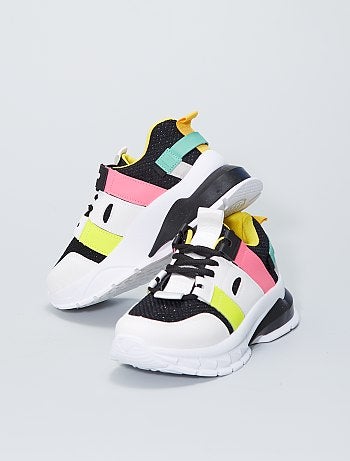 Baskets basses à semelles épaisses