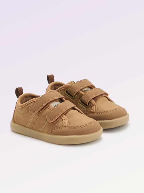 Baskets basses avec ouverture par scratch - Barefoot - Kiabi